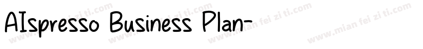 AIspresso Business Plan字体转换